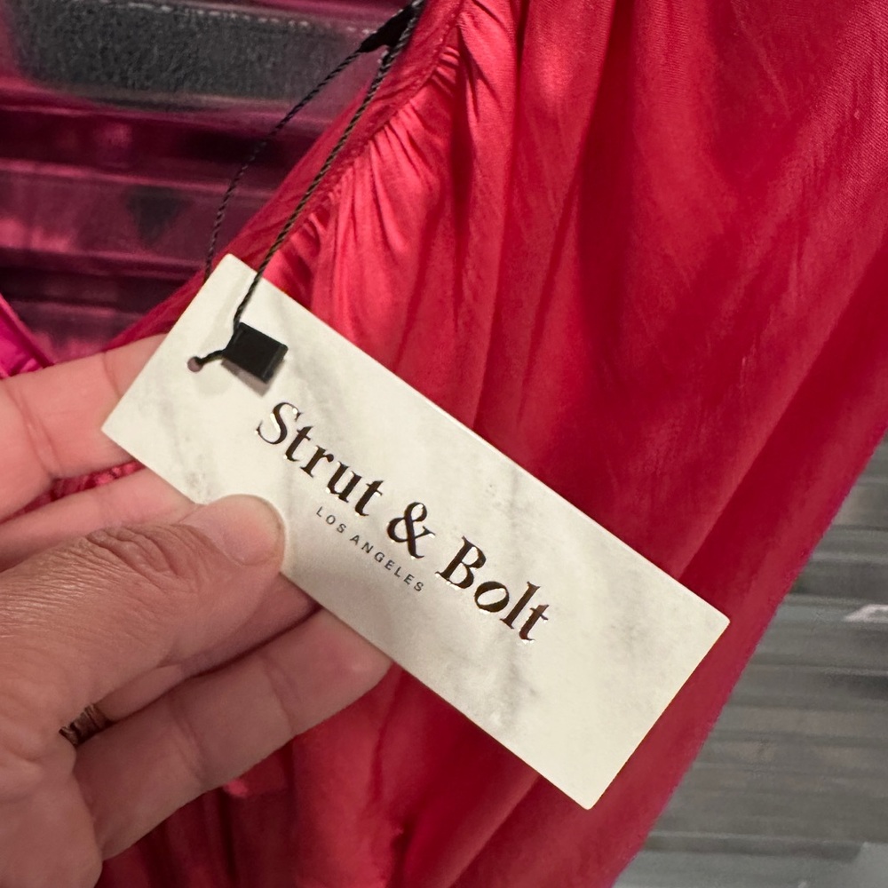 Strut & Bolt pink dress woman’s size medium- NEW - Picture 2 of 4